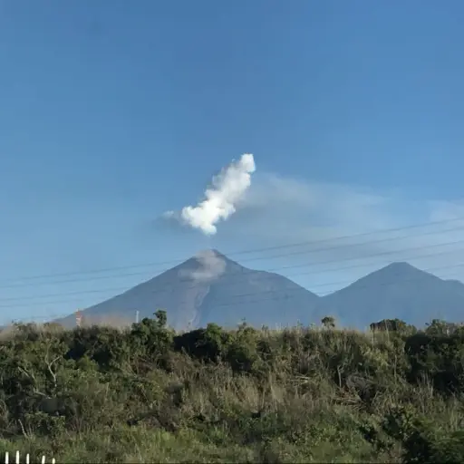 actividad volcan de fuego guatemala 2 ,