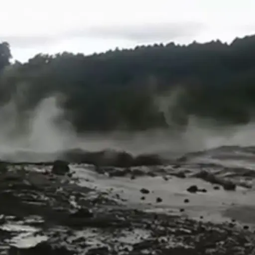 Lahares de volcán de Fuego ,