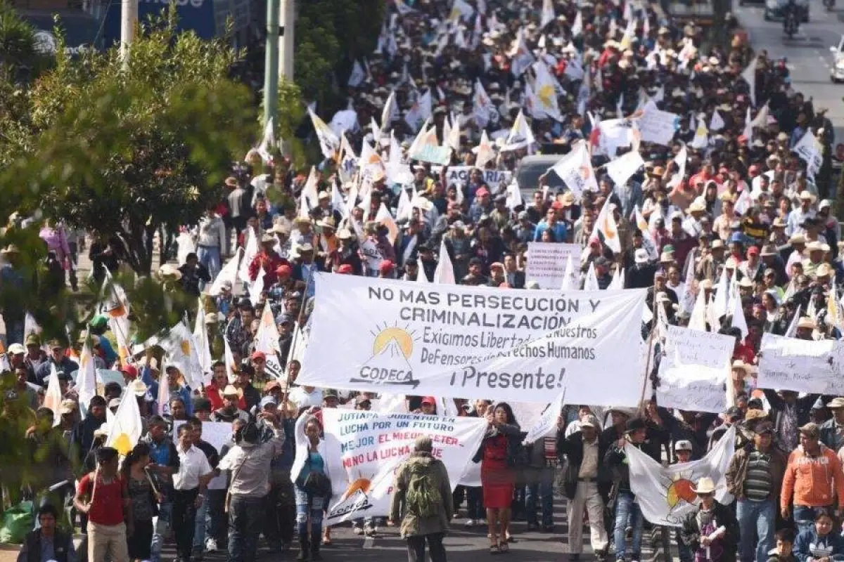 Manifestación de Codeca, 