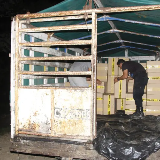 Cigarrillos decomisados ,