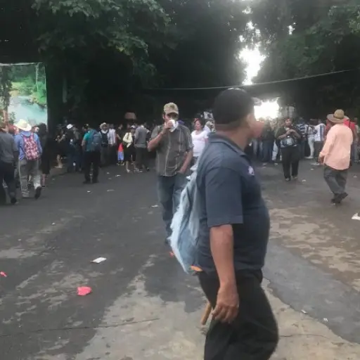 Bloqueo en Coatepeque ,