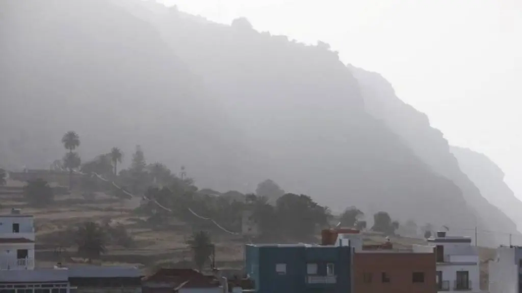 polvo desierto del Sahara ,