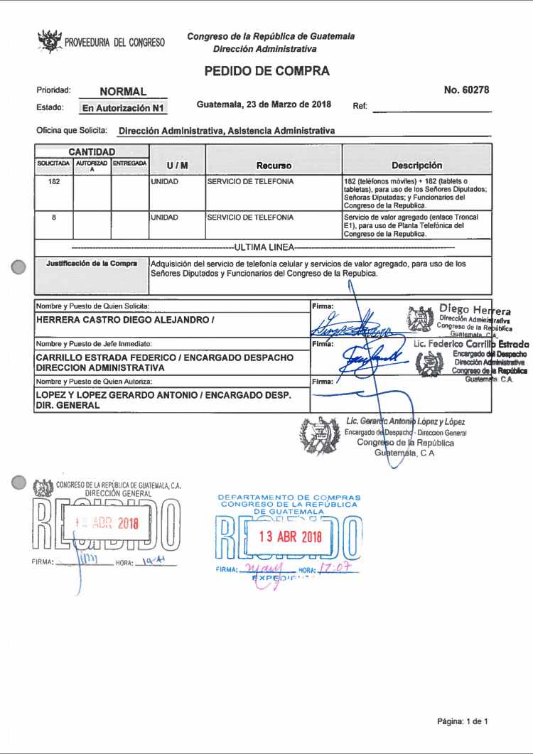 Servicios para el Congreso 2 | 