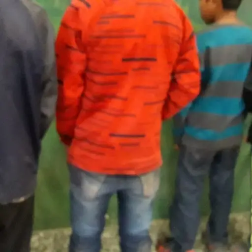 Menores capturados ,