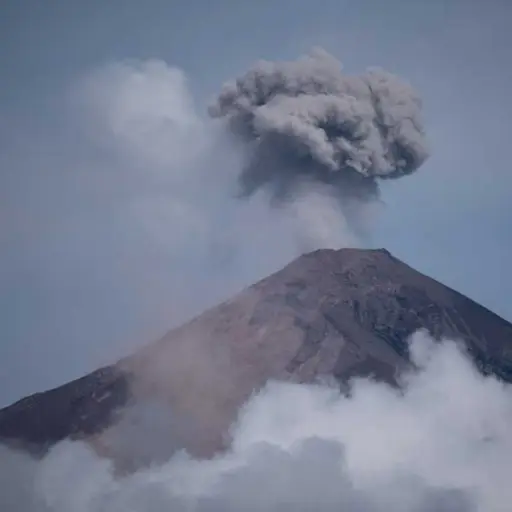 Volcán de Fuego. Foto EFE ,