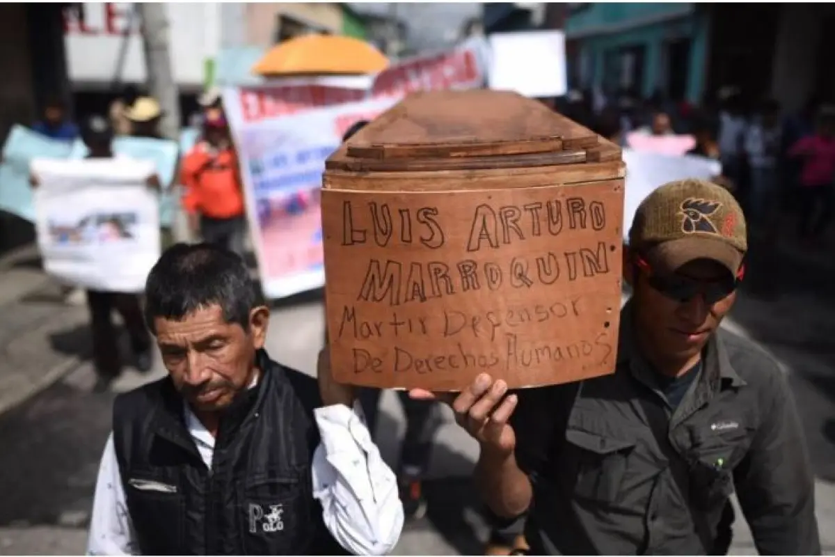 Ataques defensores de lo derechos humanos, 