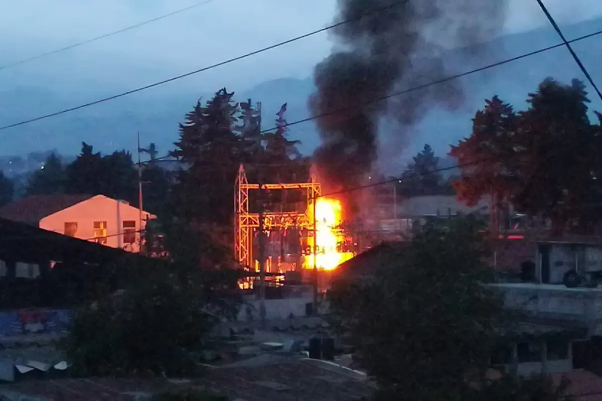 Explosión en el INDE 