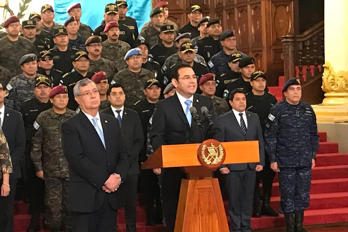 Jimmy Morales anunció el año pasado que no renovaría el mandato de la CICIG.