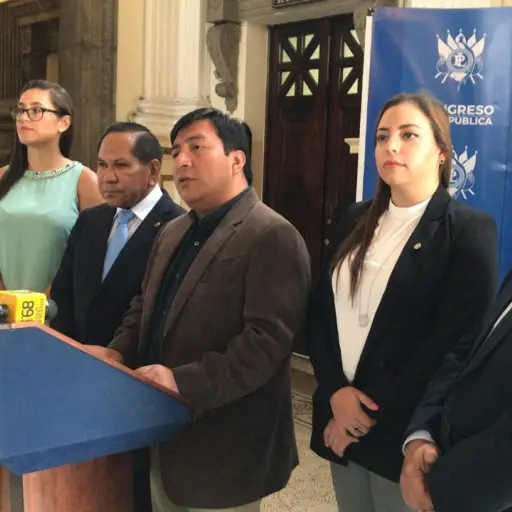 Diputados que integran la comisión de probidad ,