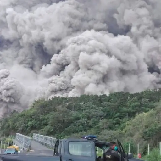 tragedia volcán de fuego 1 ,