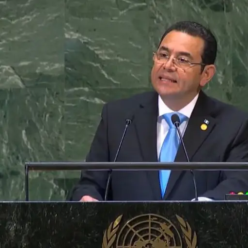Jimmy Morales ante al ONU ,