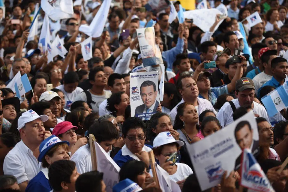 Campaña electoral del 2015. Foto AFP.  