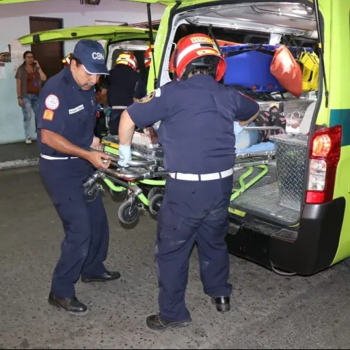 Fotografía de Bomberos Municipales.  