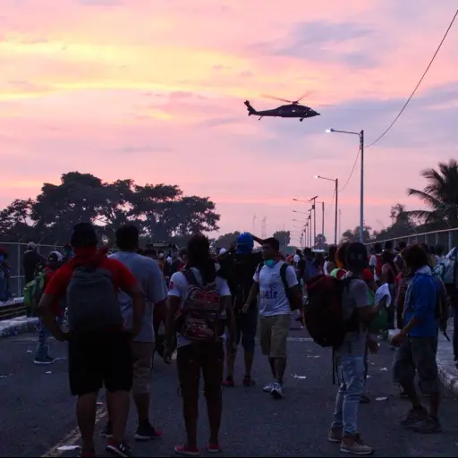 Fotografía de Gerardo Rafael, enviado especial a la frontera Guatemala-México 