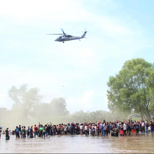 Fotografía de Gerardo Rafael, enviado especial a frontera Guatemala-México 