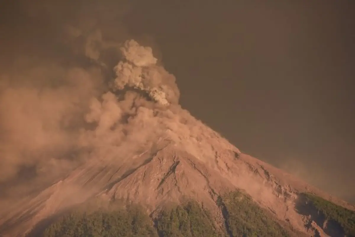 Erupción del volcán de Fuego / Foto AFP