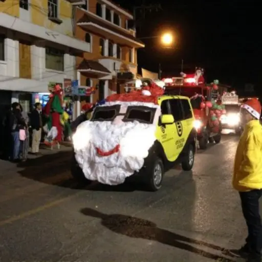 desfile navideño San Marcos Casa de la Cultura diciembre 2018 ,