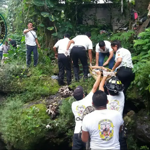 Bomberos Voluntarios Mazatenango Suchitepéquez curso aspirantes ,