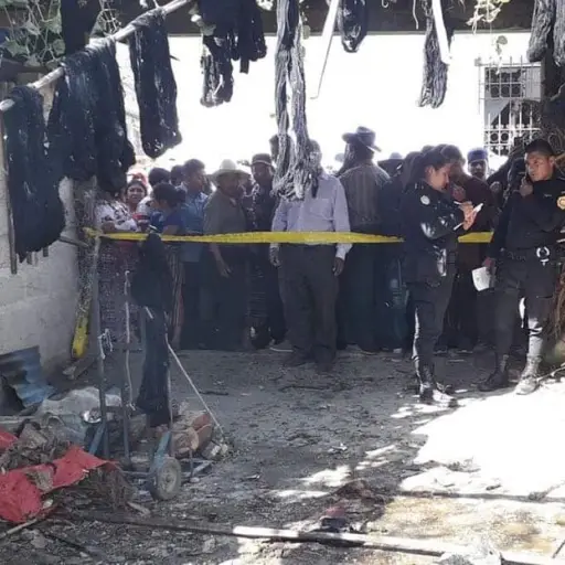 Totonicapán incendio cohetería San Andrés Xecul 24 noviembre 2018 ,