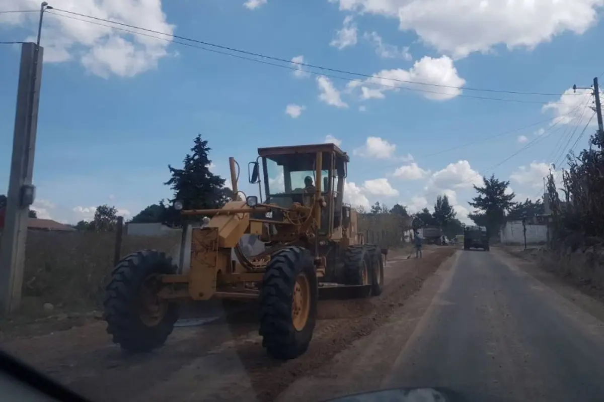 Quiché trabajos pavimentación, 