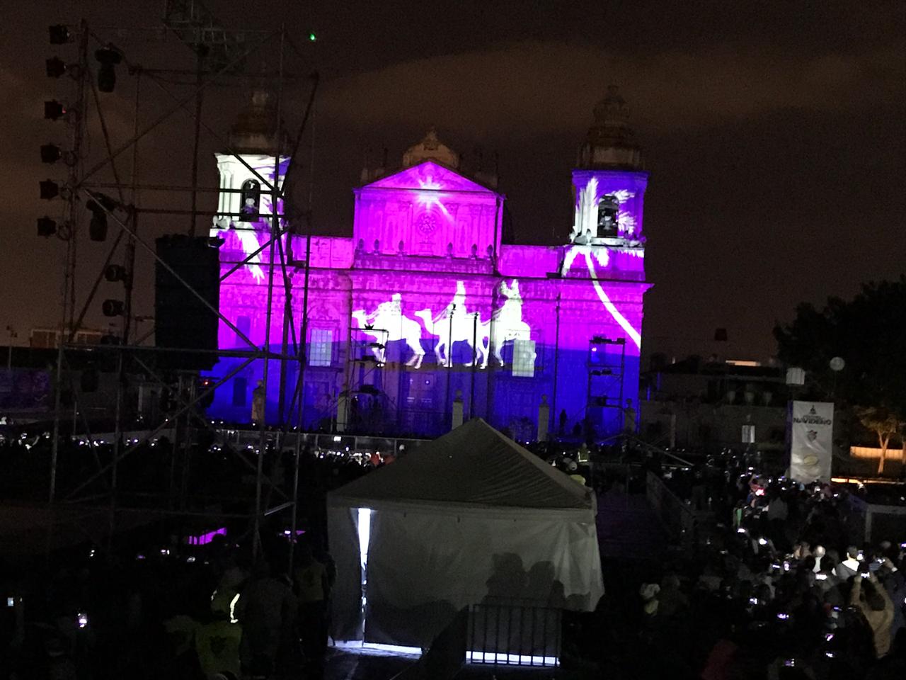 Mapping en Catedral Metropolitana. Vía Oscar Canel y Herlindo Zet (13) | 