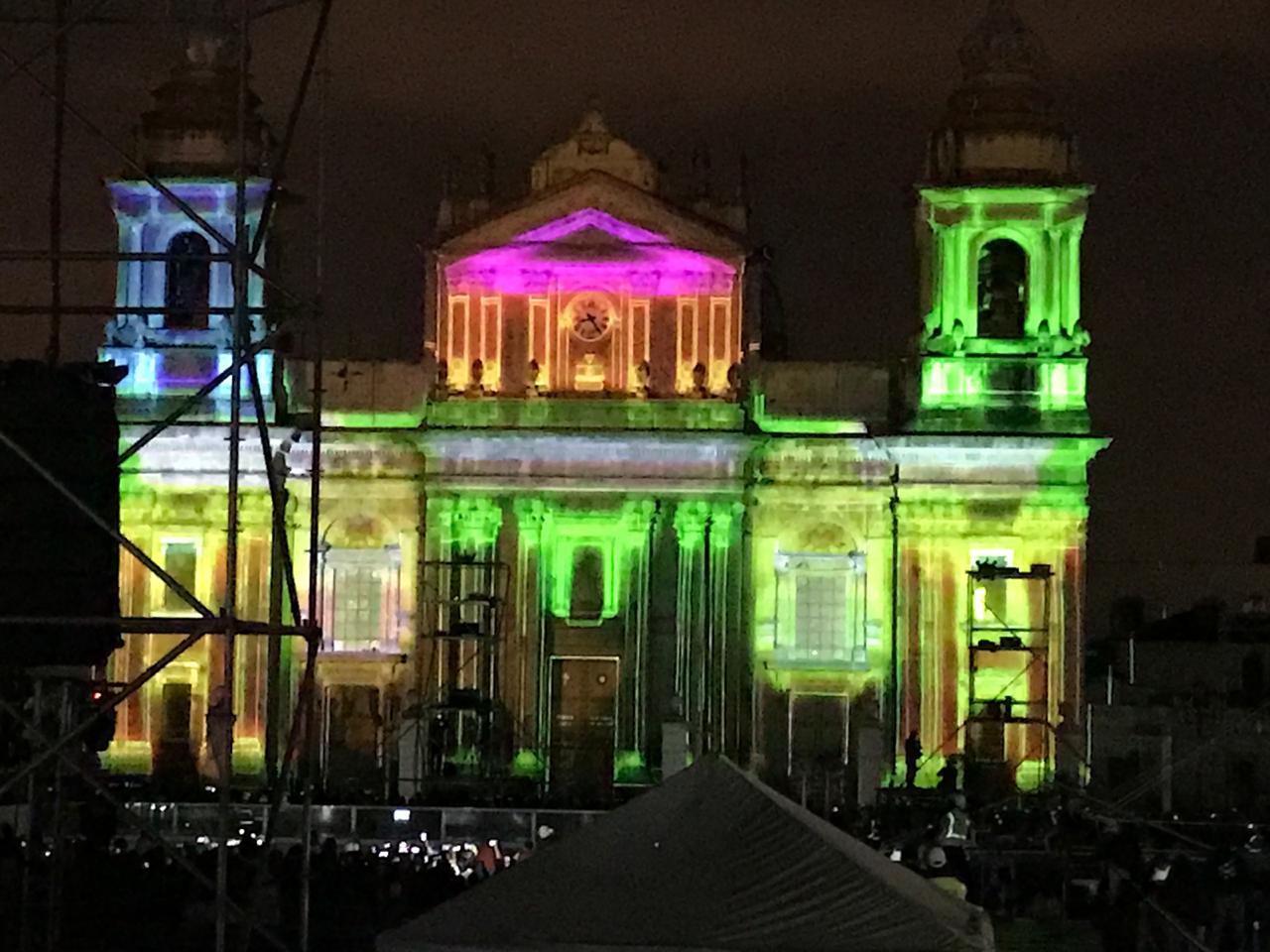 Mapping en Catedral Metropolitana. Vía Oscar Canel y Herlindo Zet (12) | 