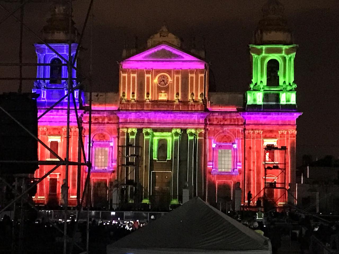 Mapping en Catedral Metropolitana. Vía Oscar Canel y Herlindo Zet (11) | 