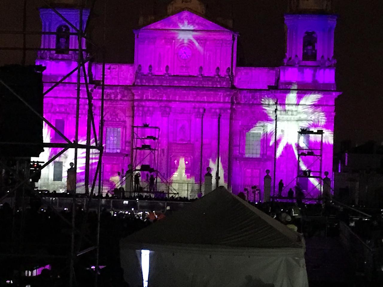 Mapping en Catedral Metropolitana. Vía Oscar Canel y Herlindo Zet (15) | 