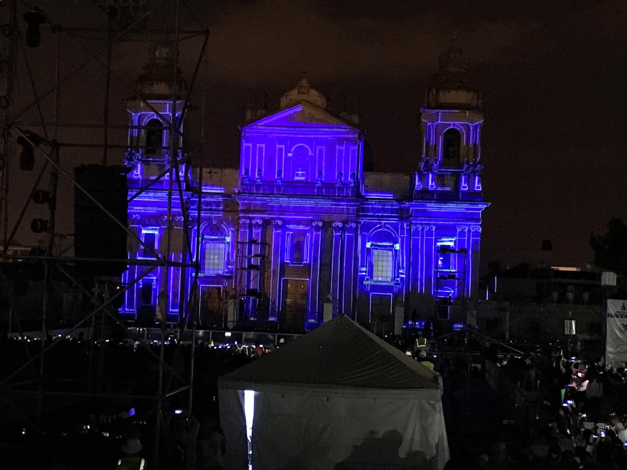 Mapping en Catedral Metropolitana. Vía Oscar Canel y Herlindo Zet (6) | 