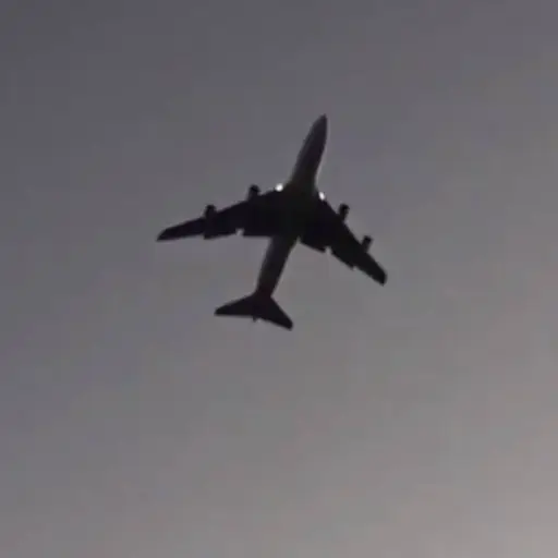 Luces láser aviones ,