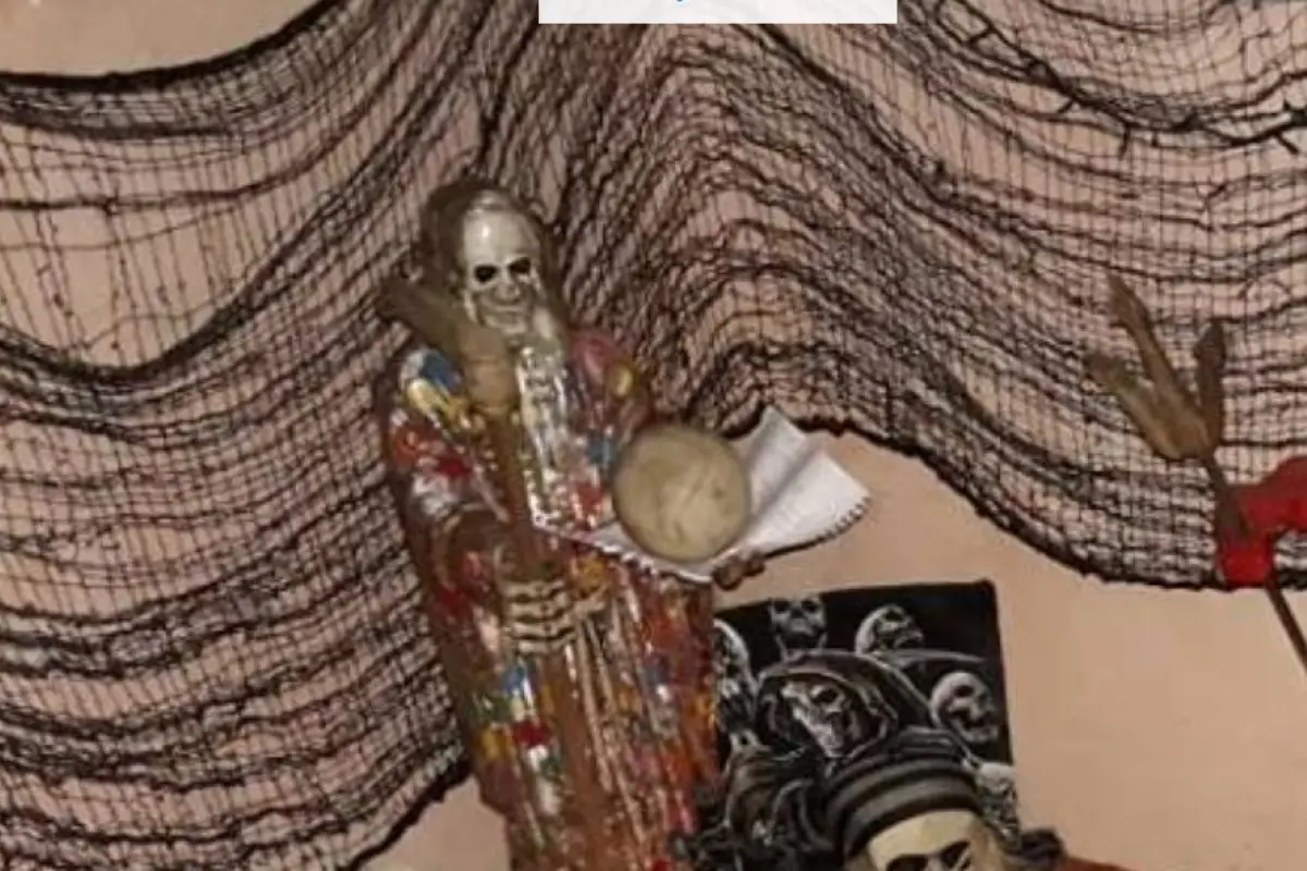 Objetos de altar santa muerte, 