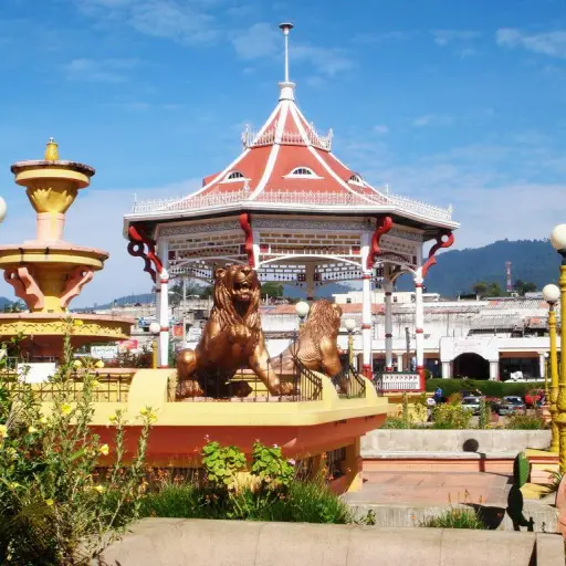San Marcos espacios navideños Parque Central ,