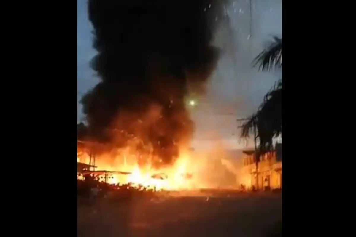 Izabal mercado incendio Bomberos Voluntarios, 