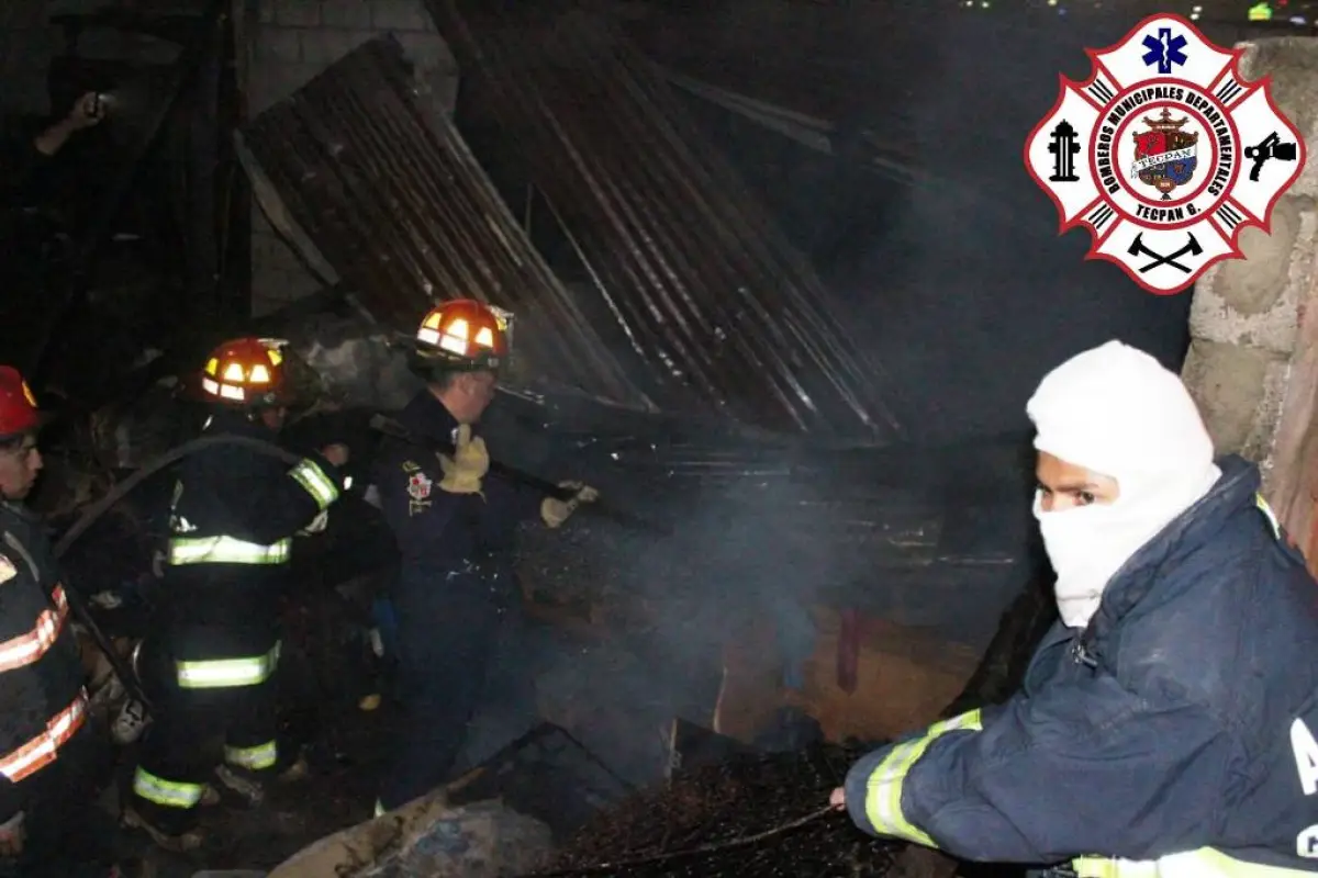 Chimaltenango incendio vivienda, 