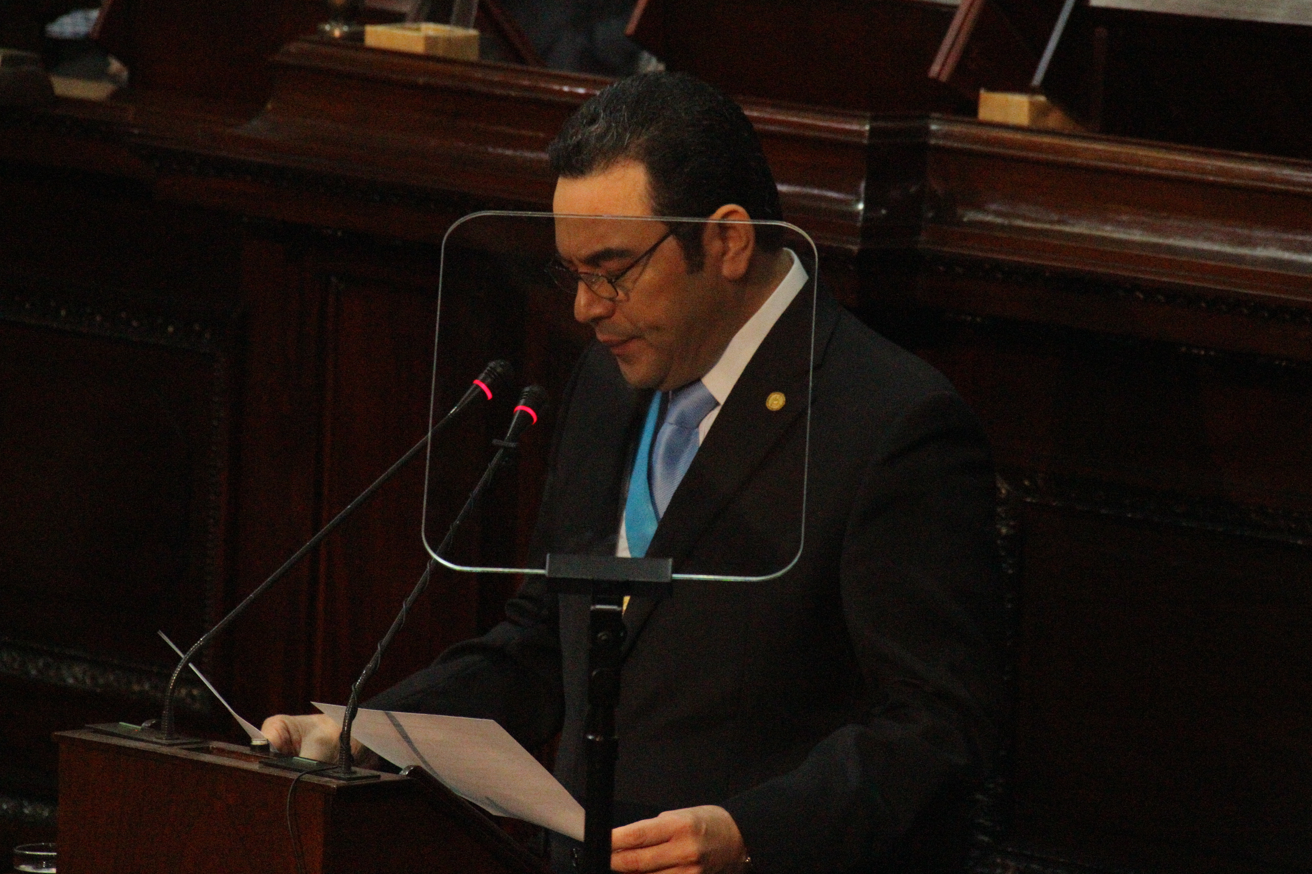 Presidente Jimmy Morales en el Congreso | 