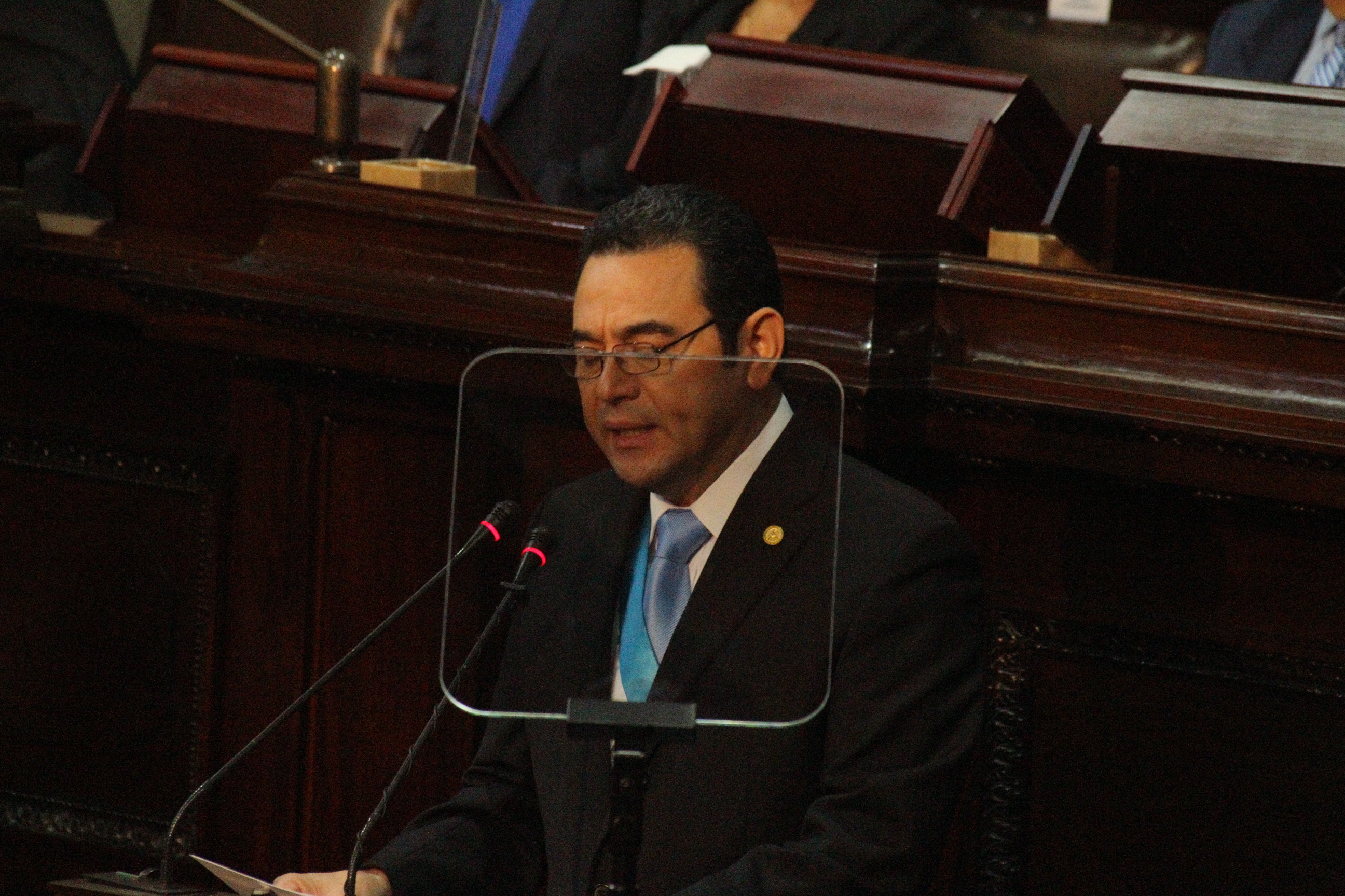 Presidente Jimmy Morales en el Congreso | 