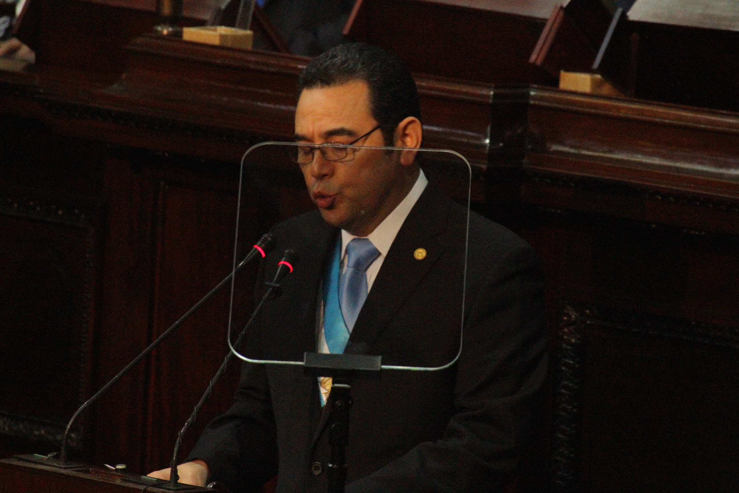 Presidente Jimmy Morales en el Congreso | 