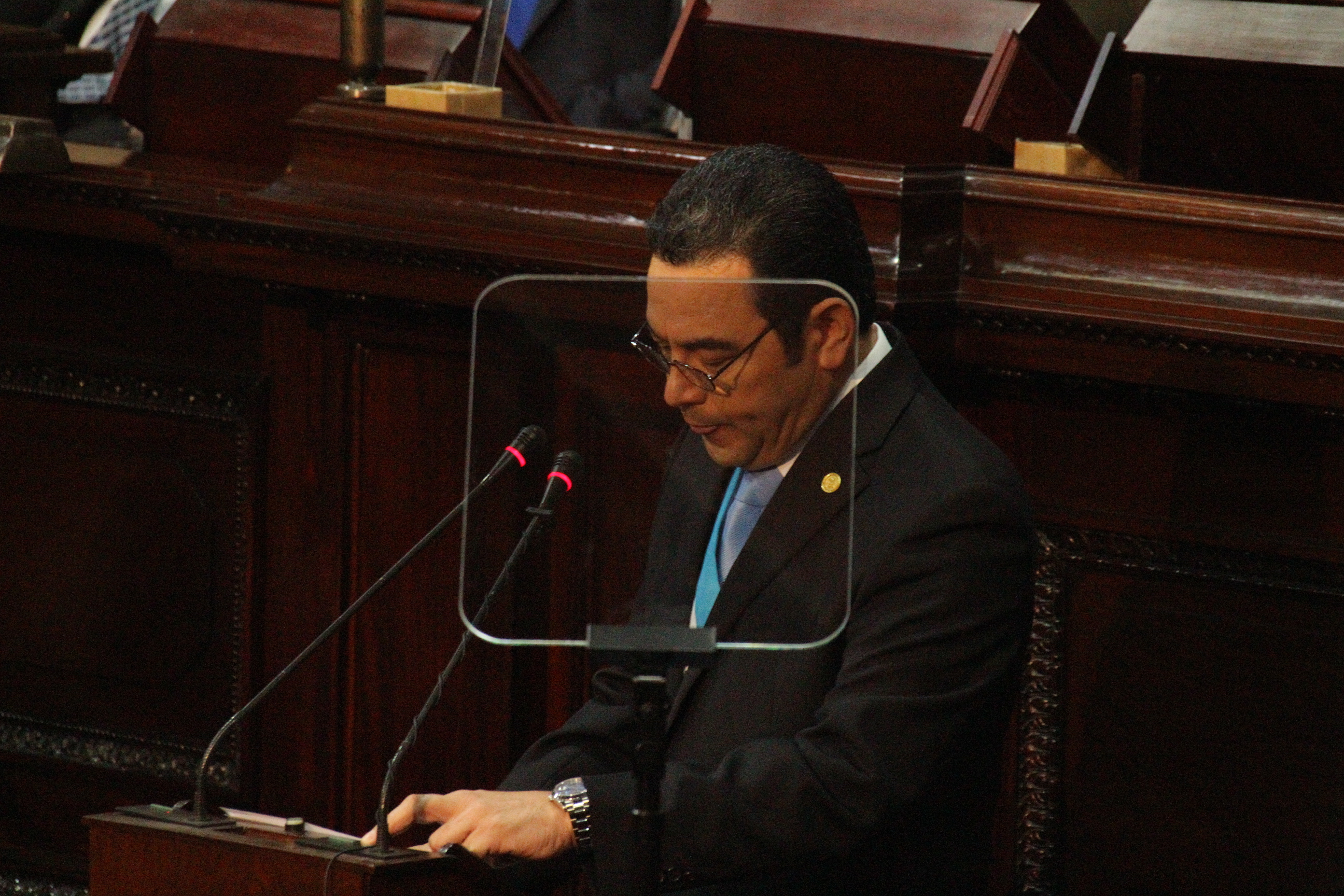 Presidente Jimmy Morales en el Congreso | 