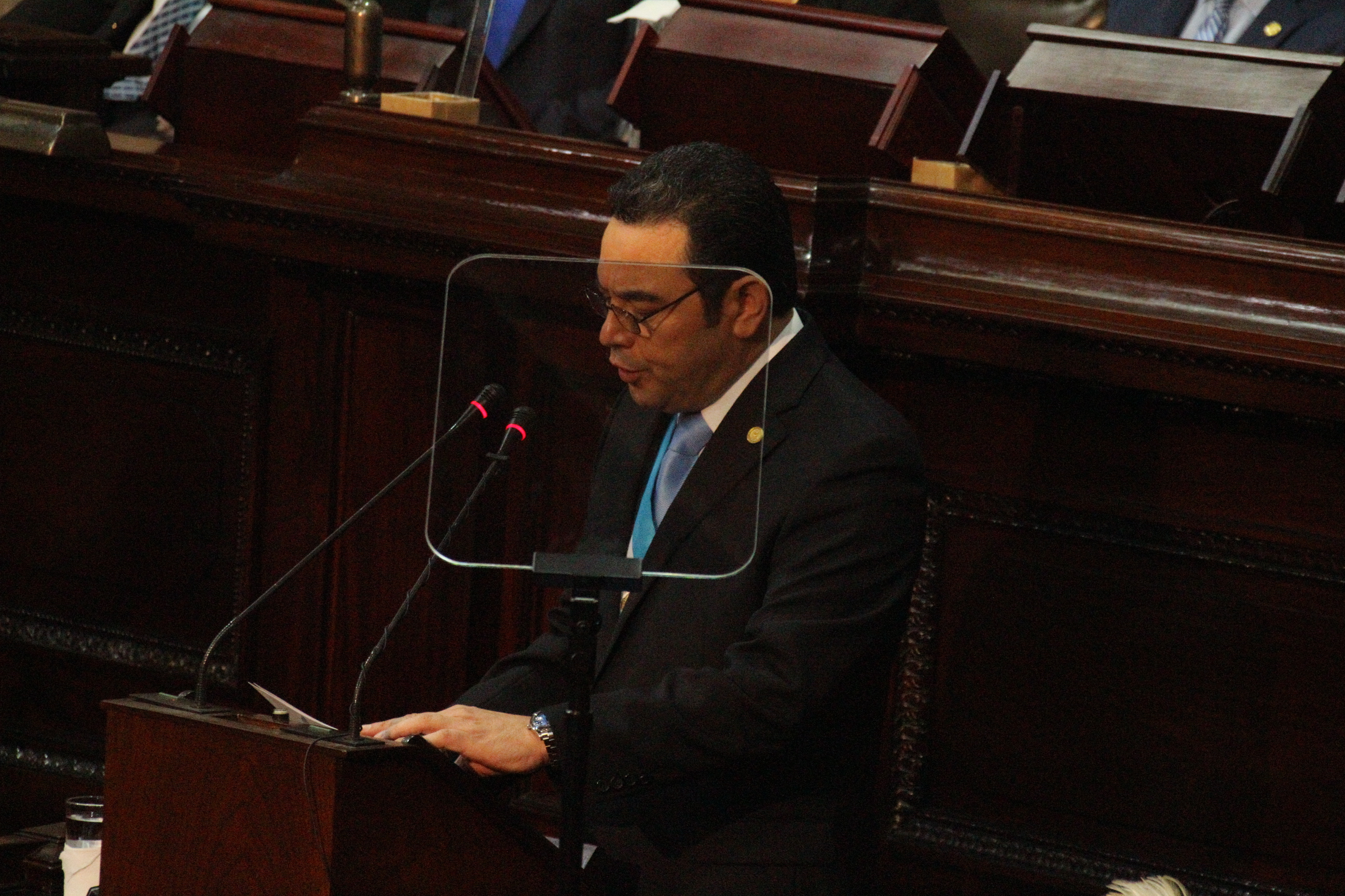 Presidente Jimmy Morales en el Congreso | 