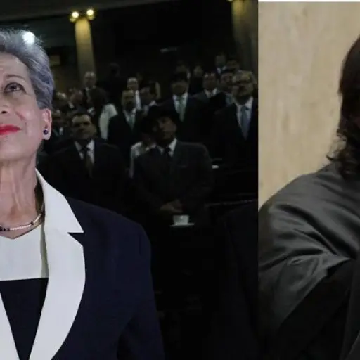 Fotografías tomadas de internet de las magistradas María Eugenia Morales y Delia Dávila  