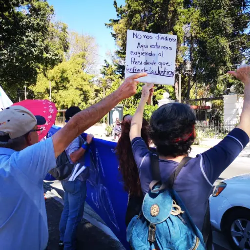 cancilleria manifestantes ,