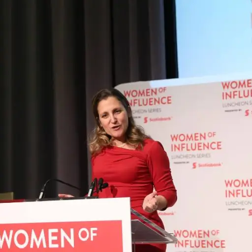 Fotografía de archivo tomada de la cuenta Chrystia Freeland 