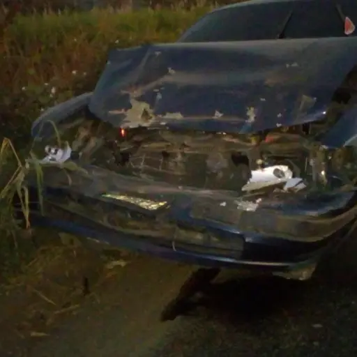 Suchitepéquez colisión familia crisis nerviosa ,