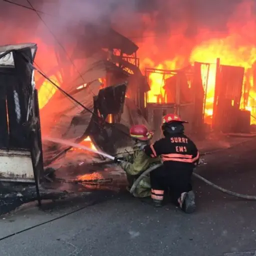 Sacoj Chiquito incendio zona 6 Mixco ,