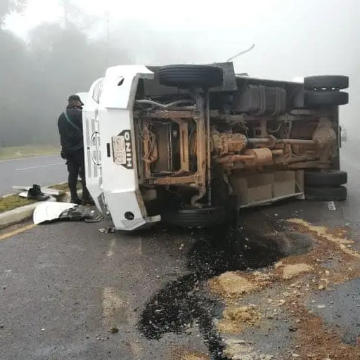 Camión blindado Cumbre de Alaska Totonicapán ,