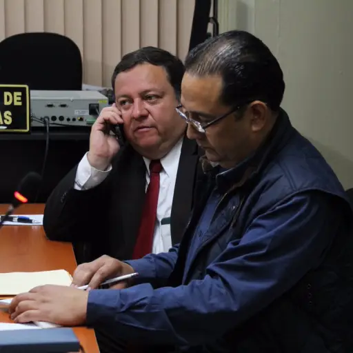 Samuel Morales durante audiencia en caso Registro Botín de la Propiedad. Foto archivo de Emisoras Unidas. 