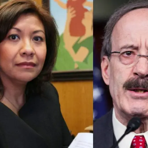 Congresistas Norma Torres y Elliot Engel ,