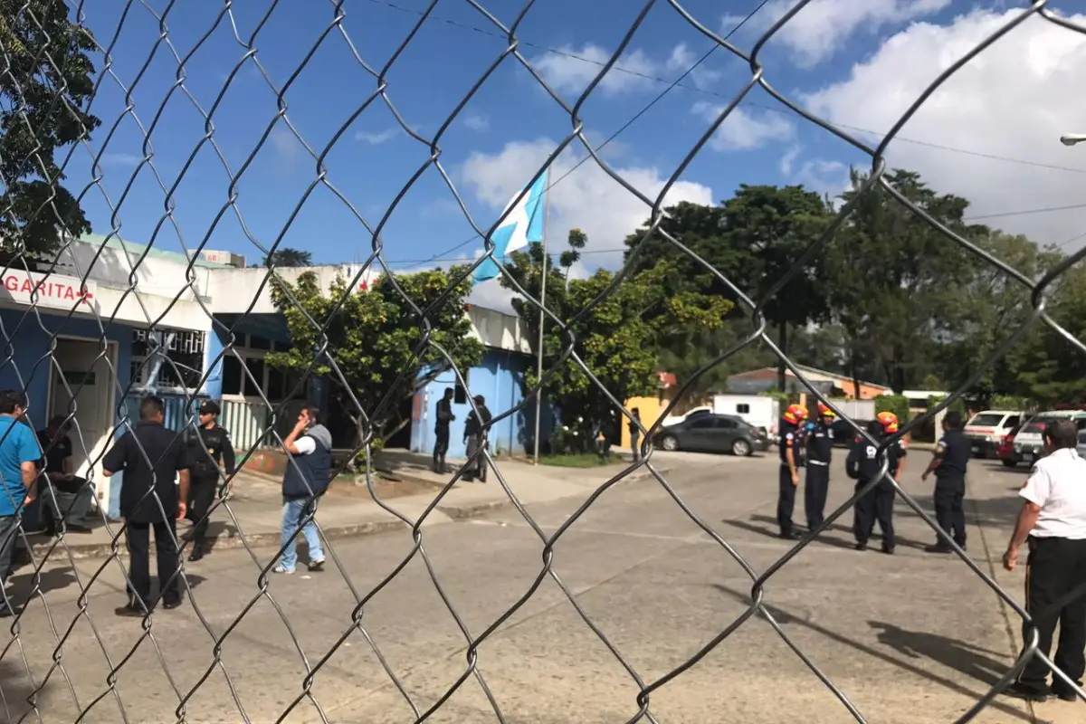 Hospital Roosevelt en 2017 tras balacera que dejó siete personas muertas. foto archivo  