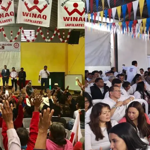 WINAQ y UCN presentan a sus precandidatos presidenciales y vicepresidenciales 