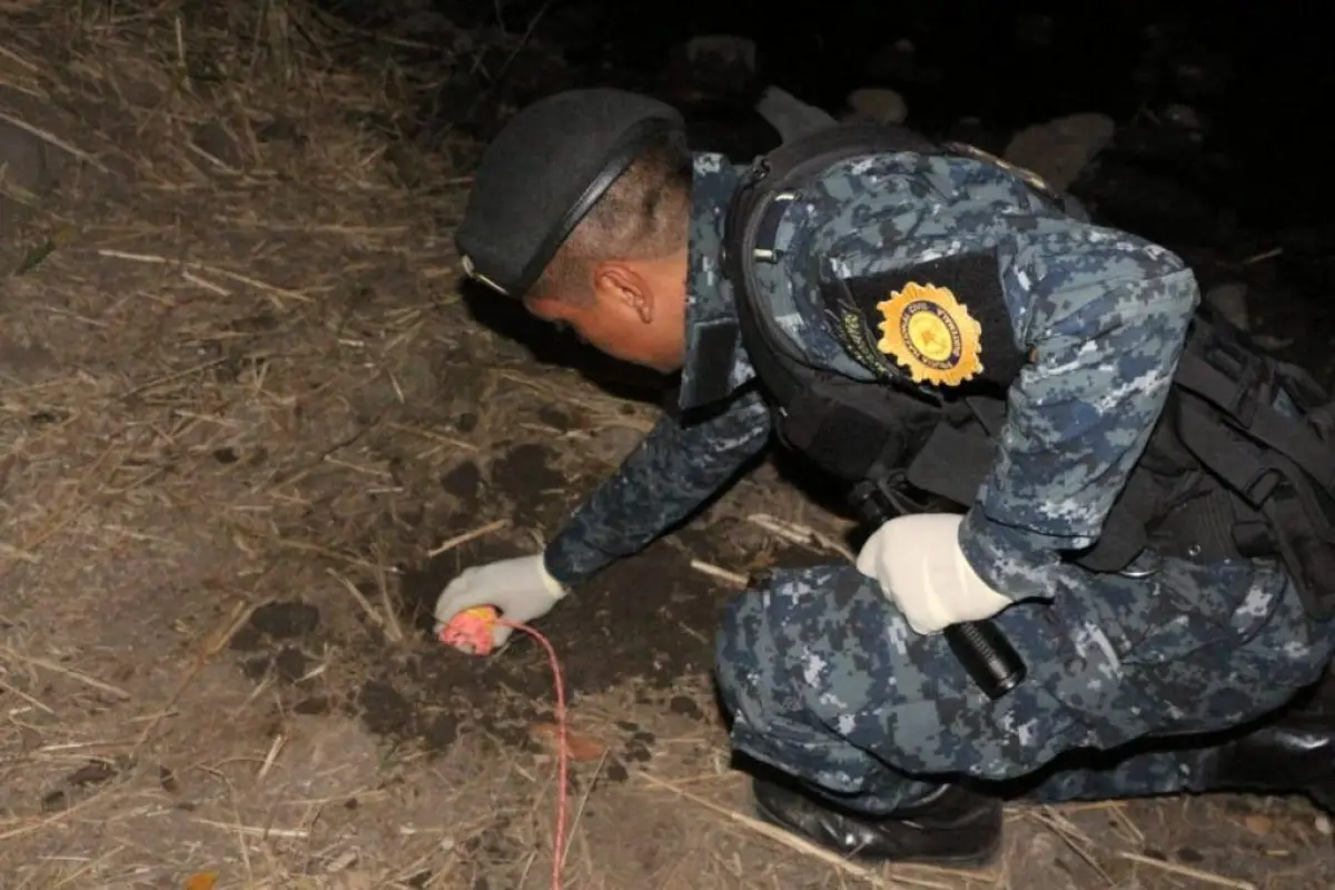 Jalapa artefacto explosivo terreno baldío, 